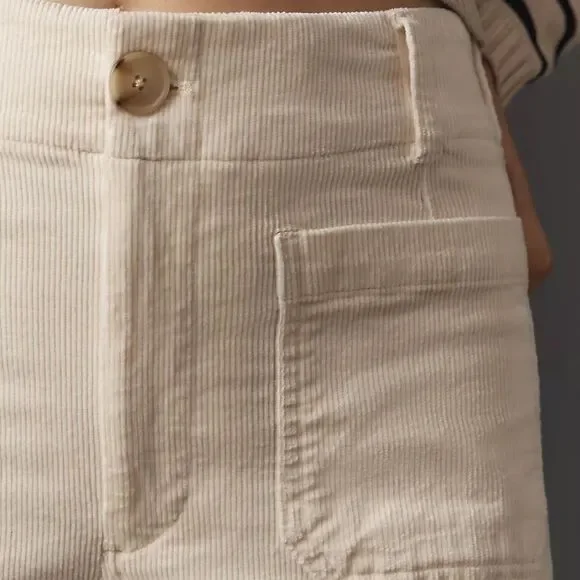 Anthropologie NWT Colette Cropped Wide-Leg corduroy size 23 - Picture 7 of 8
